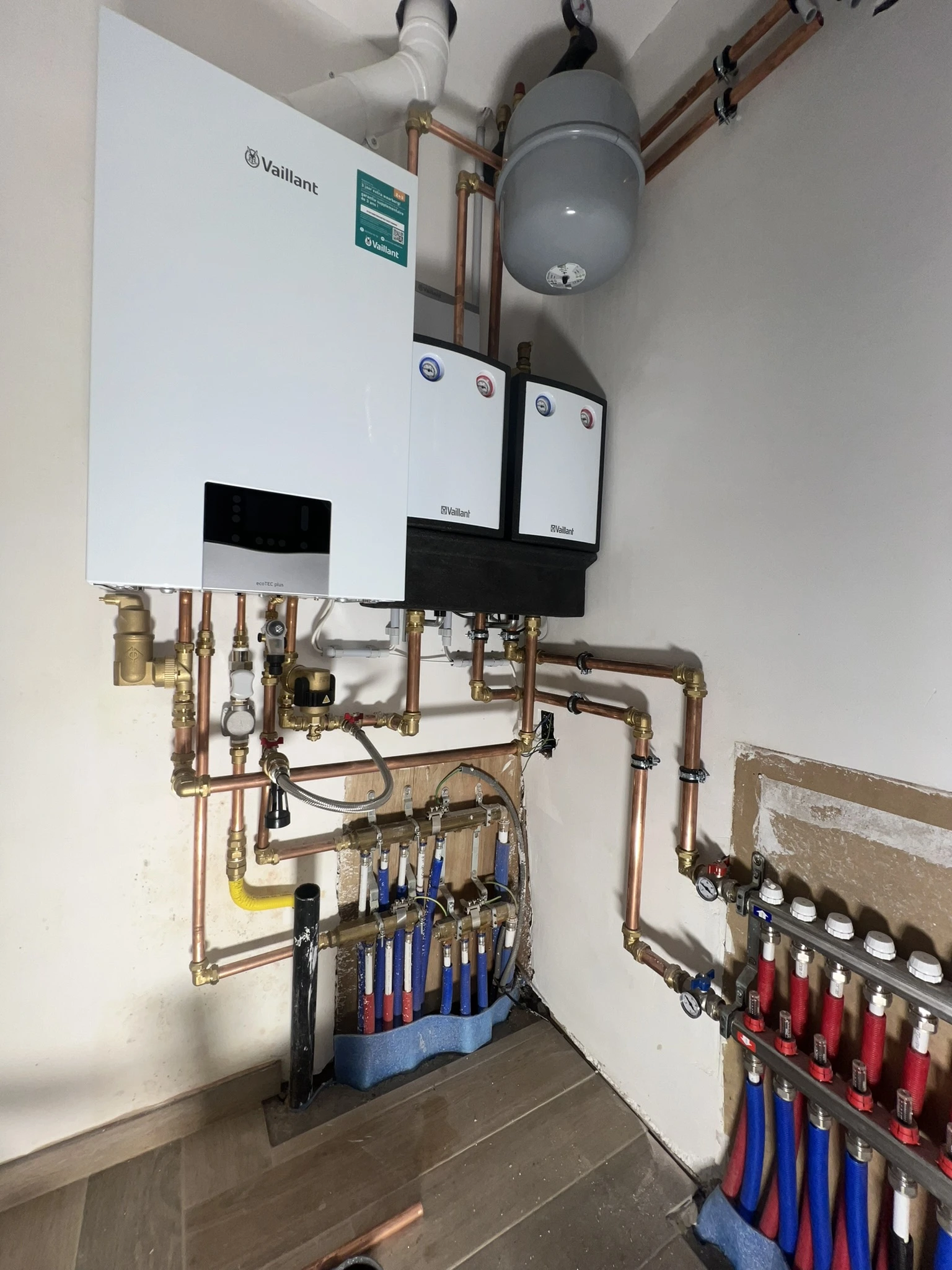 CV-ketel en vloerverwarming in Destelbergen